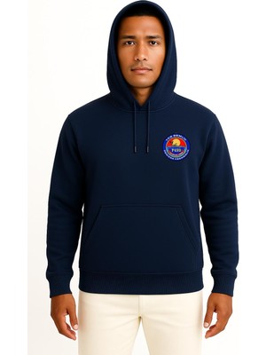 Bahriyeli Collection Kapüşonlu Tcg Gemlik F492 Cep Tasarımlı Unisex Sweatshirt