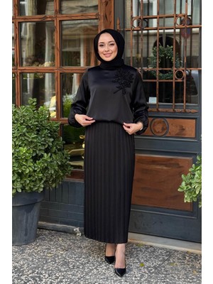 Heddy & Nurcan Çetin Nurcan Çetin Etekli Takım 25567 Siyah