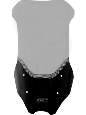 GP Kompozit Voge SR1 2021-2025 Uyumlu Ön Tur Camı Füme 61 cm