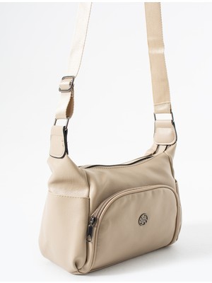 Sanmorris Glc Kadın Ayarlanabilir Çapraz Askılı Çok Gözlü Suni Deri Omuz Çantası 1434