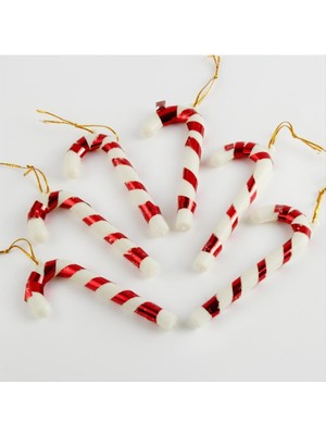 Hg.Aksesuar 6 Adet Yılbaşı Baston