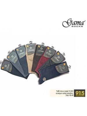 MiraLive Gama 915 Erkek Mikro Modal Core Spun Pamuk Çorap