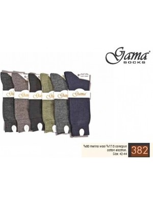 MiraLive Gama 382 Erkek Merinos Yün Çorap