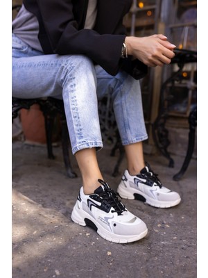Angelina Jones Desire Kadin Beyaz Bagcıklı Sneaker