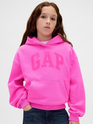 Gap Kız Çocuk Pembe Gap Logo Sweatshirt
