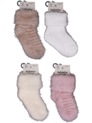 Butik Bfs  Katamino Alyosa Kız Bebek Havlu Soket Çorap 450911 Asorti