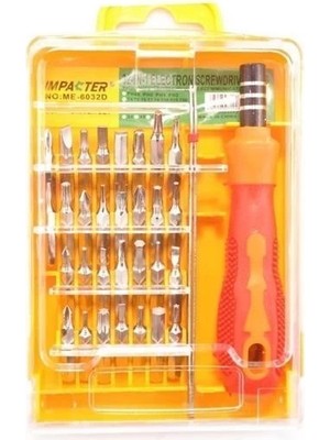 Mey İthalat 32 Parça Cep Telefonu Pc Tablet Mini Tornavida Seti Tamir Takımı