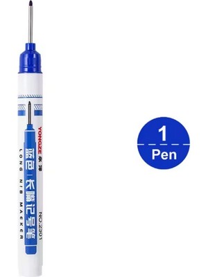 Monte Lua Derin Konum Işaretleme Kalemi, Marangoz, Mobilya, Demir Doğrama, Duvar, 1 Adet, Mavi Renk