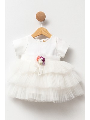 Baby Animals Kız Bebek Kız Çocuk Doğum Günü Parti Düğün Elbise Kısa Kol Kolsuz Fırfırlı Tüllü Tütülü Tütü Astarlı
