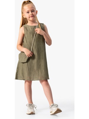 Baby Animals Kız Bebek Elbise Kız Çocuk Elbise Doğum Günü Parti Düğün Elbise Kısa Kollu Kolsuz Çantalı Elbise