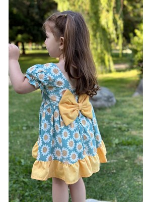 Baby Animals Kız Bebek Elbise Kız Çocuk Elbise Doğum Günü Parti Düğün Elbise Dantelli Kısa Kol astarlı elbise