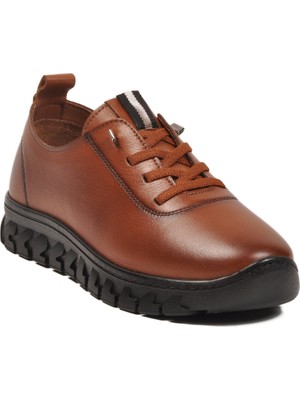 Voyager Taba Hakiki Deri Anatomik Taban Kadın Günlük Ayakkabı 9050-26K Z