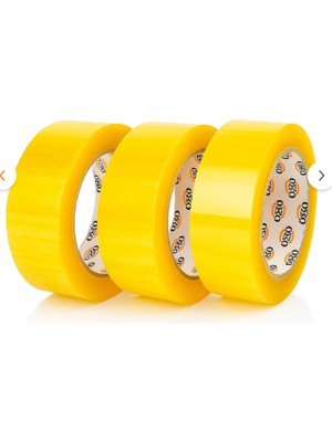 Otto Akrilik Şeffaf Koli Bandı Bant 45MMX100 Metre 3 Adet