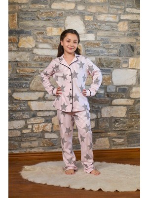 Cossy By Aqua Kız Çocuk Pembe Pijama Takımı 26453