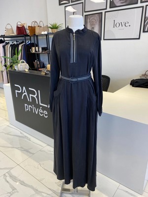 Nurcan Çetin Cep Detaylı Elbise