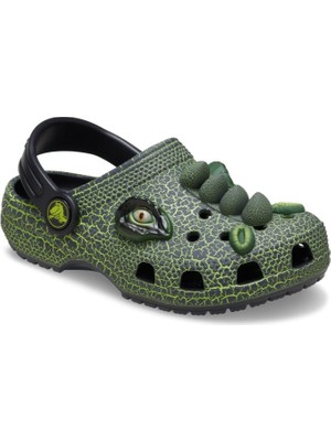 Crocs 211372 Classic Iam Scary Dino Clog T Siyah Çocuk Terlik