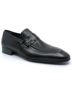 Fosco Siyah Hakiki Deri Klasik Erkek Ayakkabı 9006 114 430