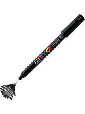 Uniball Posca 0.7 Su Bazlı Boyama Markörü Siyah (N)- (Uni-Pc-1mr )
