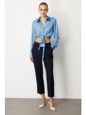 Ekol Duble Paça Kemerli Pantolon  01003