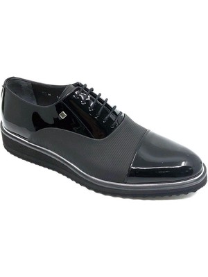 Fosco Siyah Rugan Bağcıklı Erkek Ayakkabı 1566 430 710