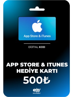 Opin Market App Store & Itunes Dijital Hediye Kodu