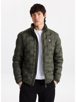 Discovery Expedition D5WM-MNT3306 Haki Kapitone Erkek Mont