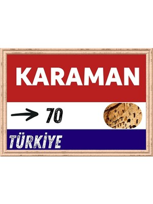 Özcan Tasarım Karaman Tablo - Retro Tablo