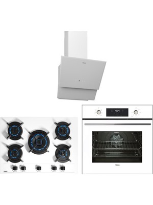 Teka Beyaz Ankastre Set (Hak 627 Wh - Gbc 75030 Wh - Tvt 60.1 Wh)