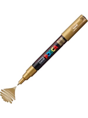 Uniball Posca 0.7 Su Bazlı Boyama Markörü Altın- (Uni-Pc-1m ) (N)