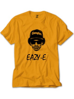 Eazy E Face Sarı Tişört Liyada