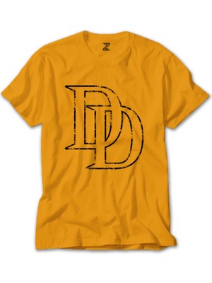 Dara Devil Logo Sarı Tişört Liyada