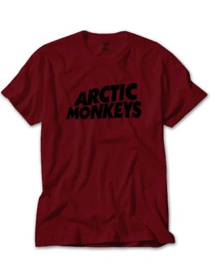 Arctic Monkeys Logo Kırmızı Tişört Liyada