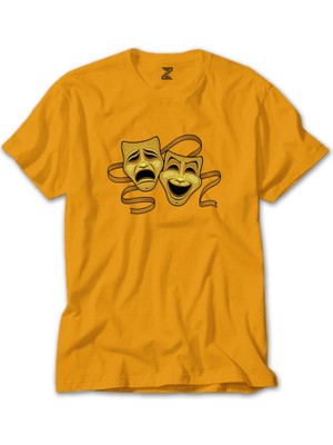 Tiyatro Sembolü Sarı Tişört Liyada