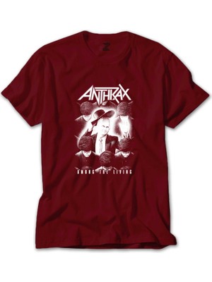 Anthrax Among The Living Kırmızı Tişört Liyada