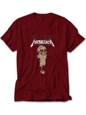 Metallica One Kırmızı Tişört Liyada
