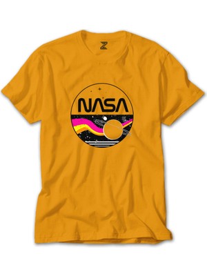Nasa Retro Sarı Tişört Liyada