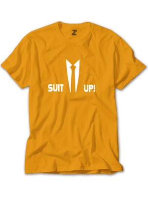 How I Met Your Mother Suit Up Sarı Tişört Liyada