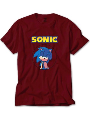 Sonic Cartoon Kırmızı Tişört Liyada