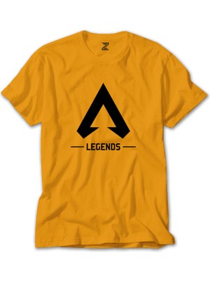 Apex Legends Merch Icon Sarı Tişört Liyada