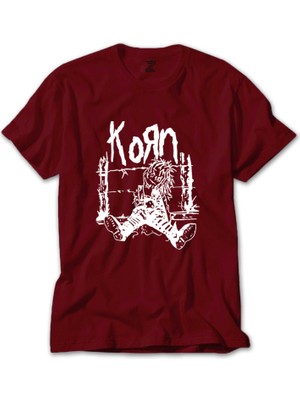 Korn Tired Scarecrow Kırmızı Tişört Liyada