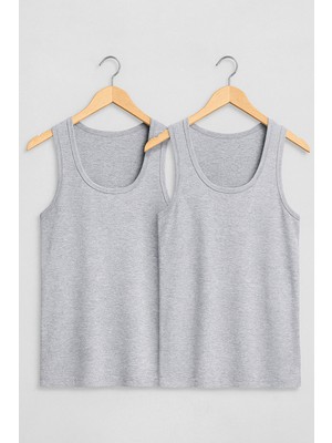 Alissa Erkek %100 Pamuklu Gri 2'i Rambo Atlet W2I1K2L2KK.2L