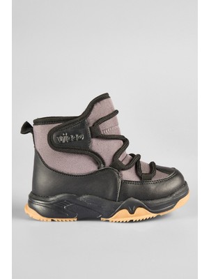 Vicco 22-30 Numara Içi Kürklü Günlük Unisex Kız- Erkek Çocuk Bot Kar Botu