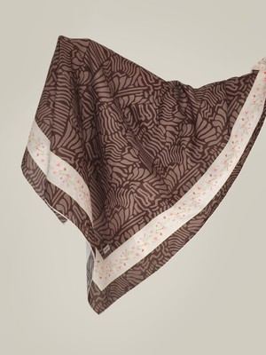 Muenka Moza Eşarp %30 Ipek / %70 Pamuk 100X100 cm