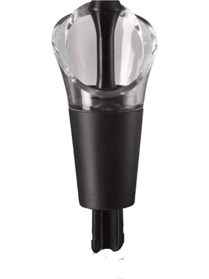 Vin 6504606 Şişe Ağzı Kilitli 2'li Set, Plastik, Siyah, 3 x 3 x 8 cm