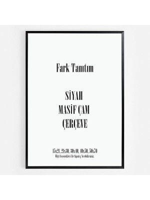Yenibağ Store Tanıtım Premium Masif Çam Çerçeve - 3mm Mdf Arkalık - 500 Mikron Kırılmaz Şeffaf Pvc Ön Koruma - Şık ve Dayanıklı Duvar Ahşap Çerçevesi (Siyah, 21CM x 30CM)