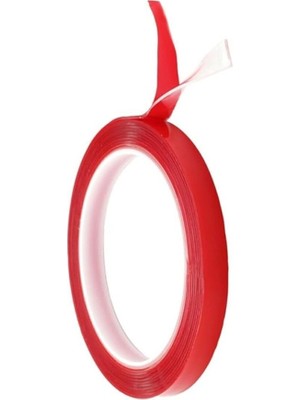 Silikon Çift Taraflı Montaj Bandı 10MM Genişlik 5mt Uzunluk Çift Taraflı Bant Çerçeve Yapıştırıcı Çift Taraflı Bant (10MMX5MT)