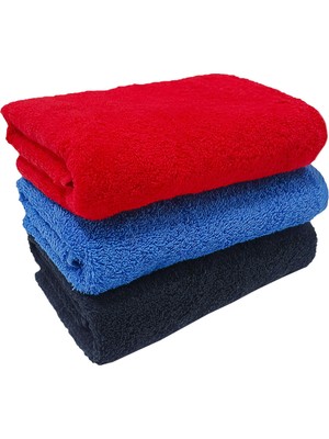 Denizli Cotton 3'lü %100 Pamuk Havlu,kurulama Havlusu, El Yüz Havlusu, Berber Havlusu