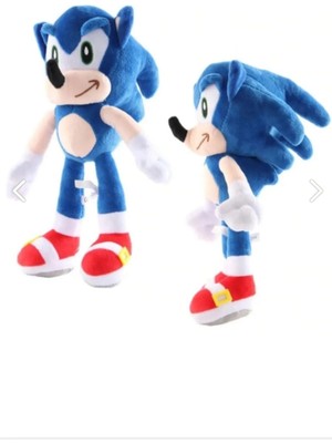 Top Rock Store Mavi Sonic 20CM Peluş Askılı Peluş Sonic ve Arkadaşları