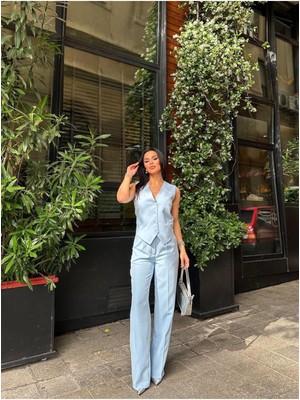 Bella Breeze Kadın Klasik Yelek Pantolon Takım Elbise