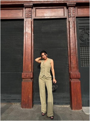 Bella Breeze Kadın Klasik Yelek Pantolon Takım Elbise